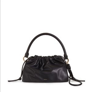 Yuzefi black bom leather tote bag